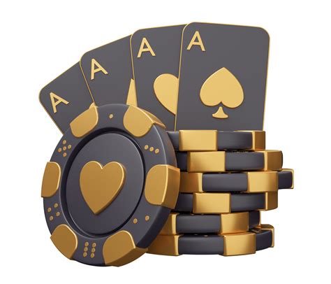 black and gold poker set